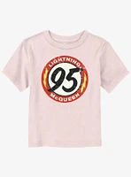 Disney Pixar Cars Lightning McQueen 95 Badge Toddler T-Shirt