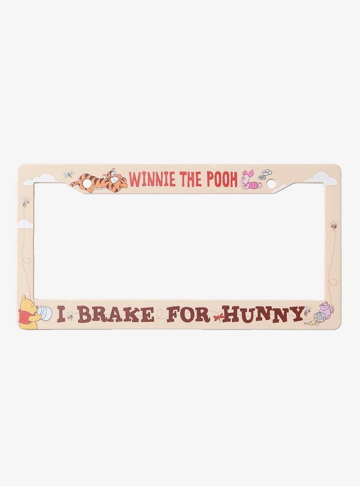 Disney Winnie The Pooh I Brake For Hunny License Plate Frame