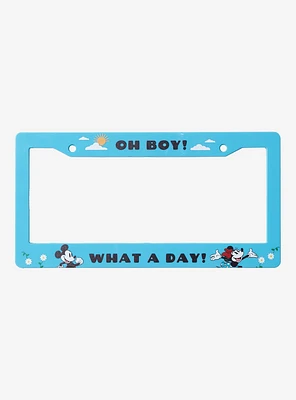 Disney Mickey Mouse What A Day License Plate Frame