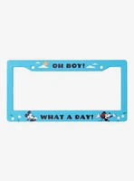 Disney Mickey Mouse What A Day License Plate Frame