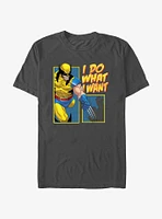 Marvel X-Men Wolverine I Do What Want  T-Shirt