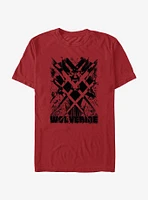 Marvel X-Men Wolverine Claws Grid T-Shirt