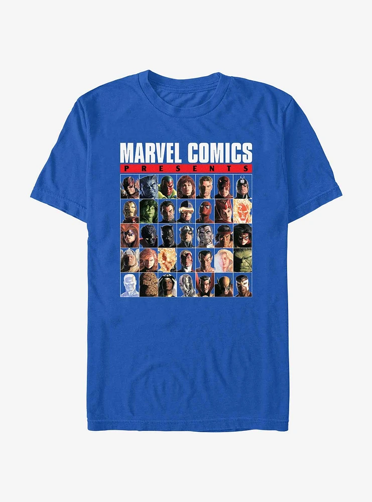 Marvel Comics Avengers Characters T-Shirt