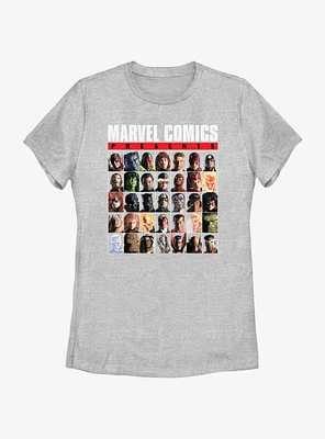 Marvel Comics Avengers Characters Womens T-Shirt