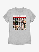 Marvel Comics Avengers Characters Womens T-Shirt