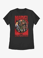 Marvel Universe Team Womens T-Shirt