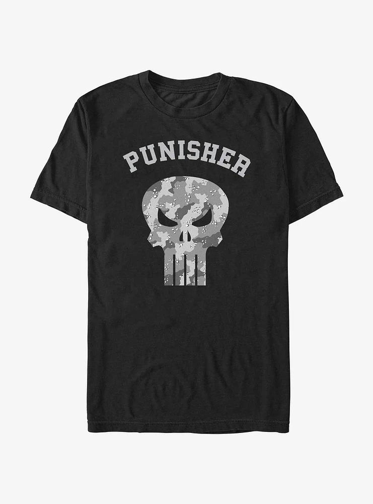 Marvel Punisher Camo Logo T-Shirt