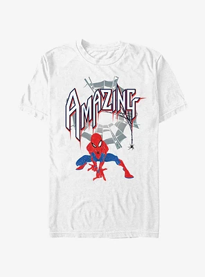 Marvel Spider-Man Amazing Drawing Style T-Shirt