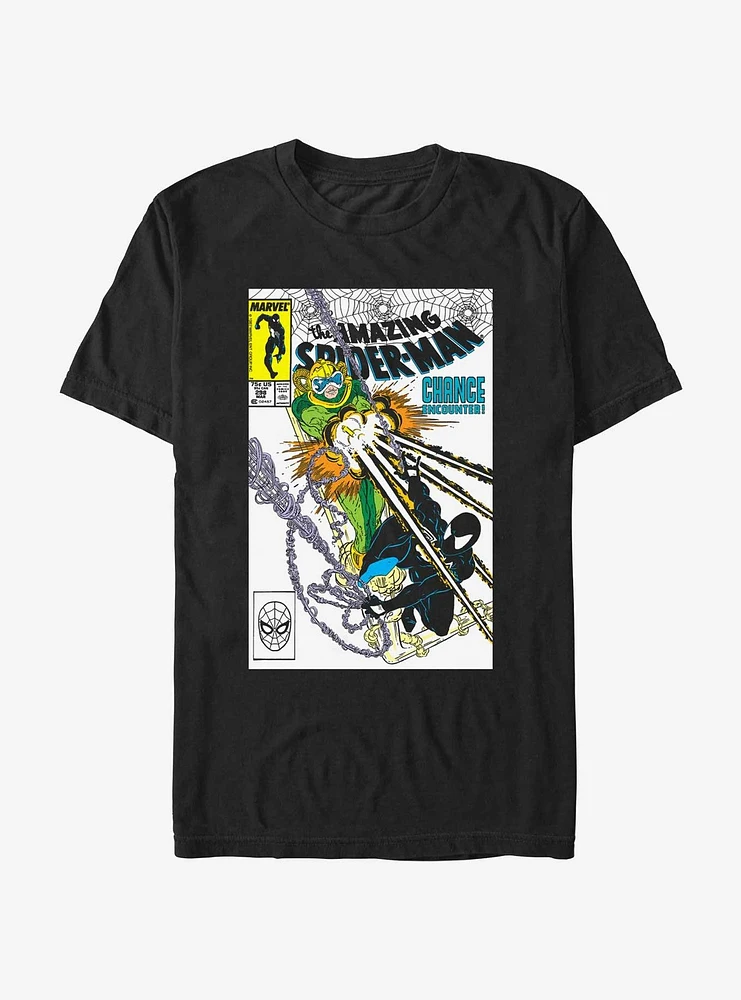 Marvel Spider-Man Chance Encounter Comic Cover T-Shirt