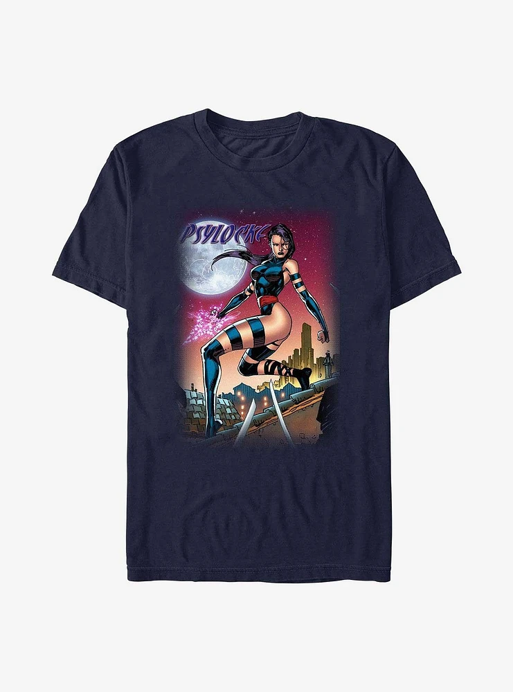 Marvel X-Men Psylocke Rooftop T-Shirt