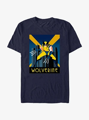 Marvel X-Men Wolverine Deco City T-Shirt