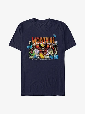 Marvel X-MenWolverine From The Wilderness T-Shirt
