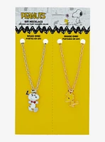 Peanuts Snoopy & Woodstock Best Friend Necklace Set