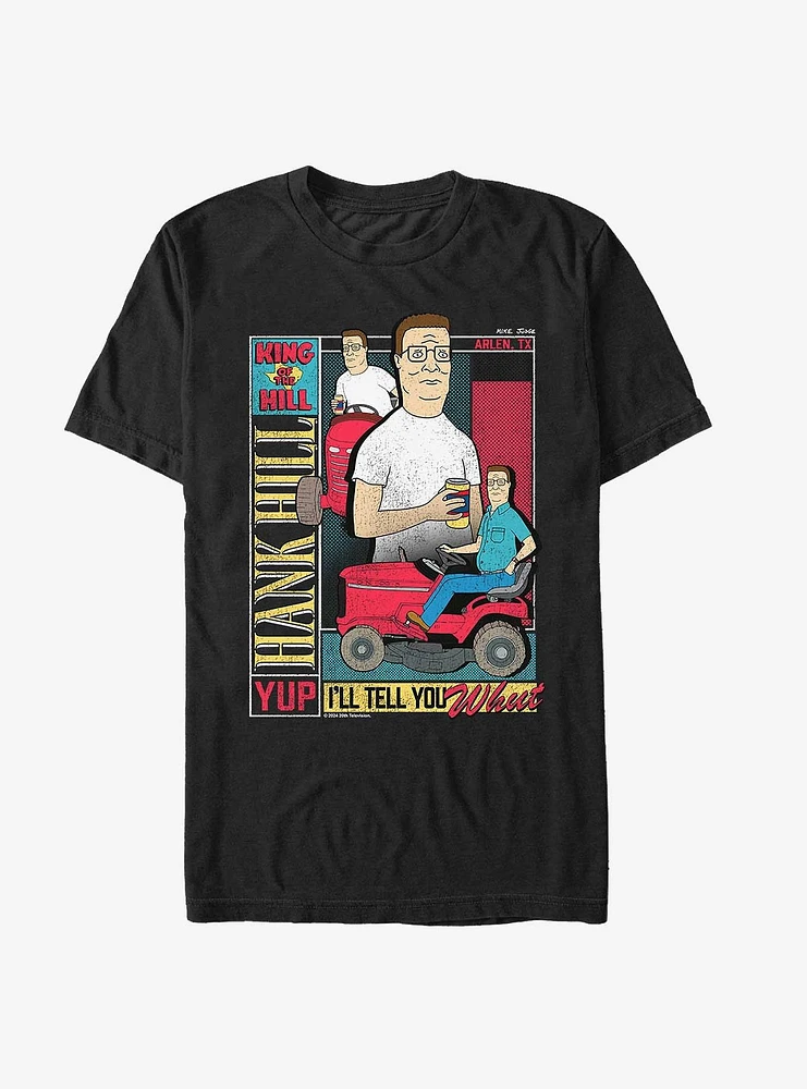King of the Hill Hank Poster T-Shirt