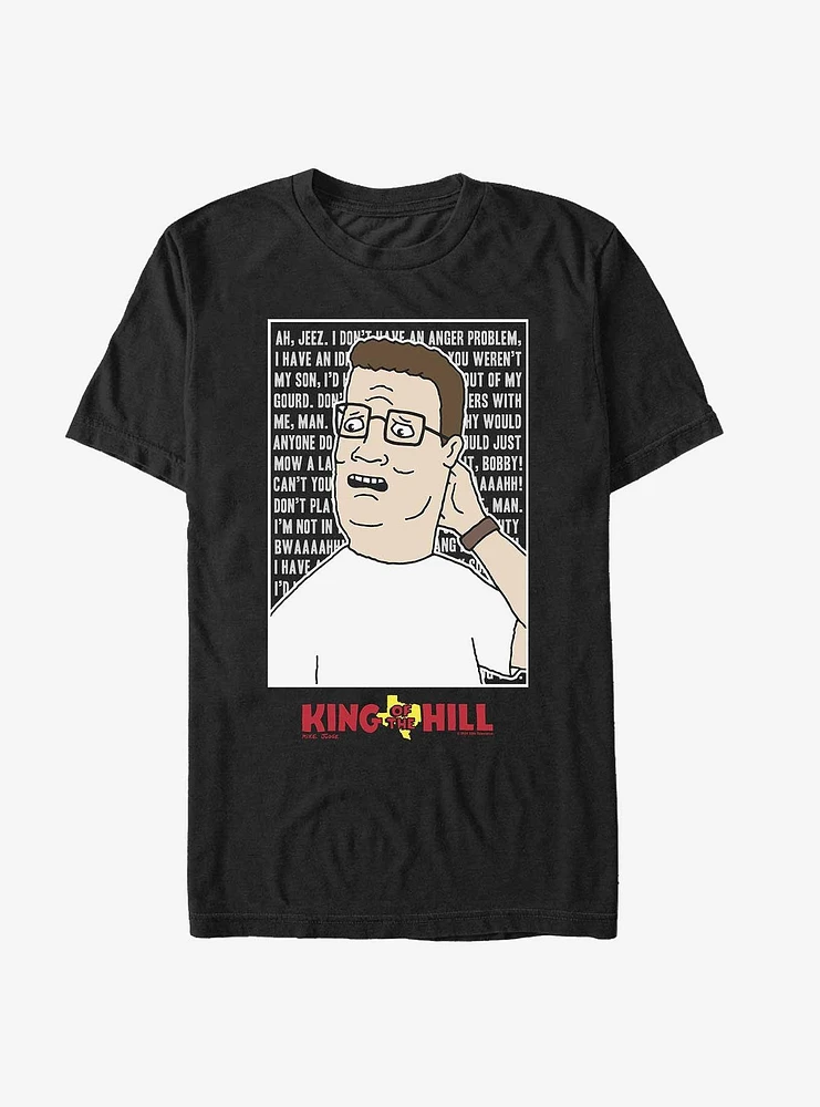 King of the Hill Hank Quote Poster T-Shirt