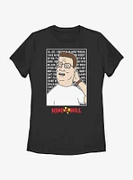 King of the Hill Hank Quote Poster Women's T-Shirt