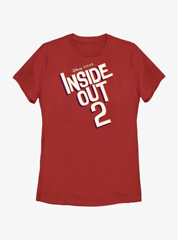 Disney Pixar Inside Out 2 Logo Womens T-Shirt