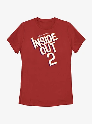 Disney Pixar Inside Out 2 Logo Womens T-Shirt