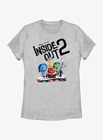 Disney Pixar Inside Out 2 All The Emotions Womens T-Shirt