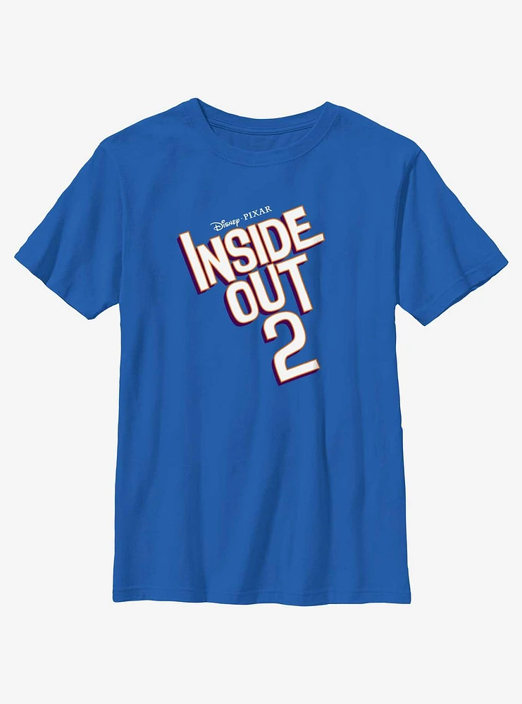 Disney Pixar Inside Out 2 Logo Youth T-Shirt