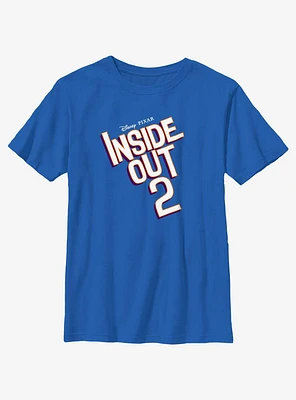 Disney Pixar Inside Out 2 Logo Youth T-Shirt