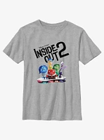 Disney Pixar Inside Out 2 All The Emotions Youth T-Shirt