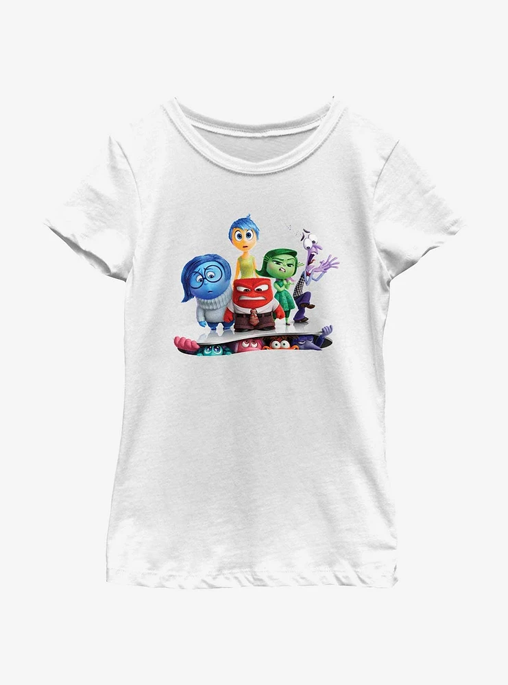 Disney Pixar Inside Out 2 New Emotions Youth Girls T-Shirt
