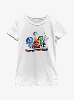 Disney Pixar Inside Out 2 New Emotions Youth Girls T-Shirt