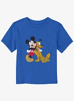 Disney Mickey Mouse And Pluto Toddler T-Shirt