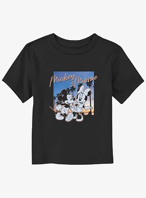 Disney Mickey Mouse Sunset Couple Toddler T-Shirt