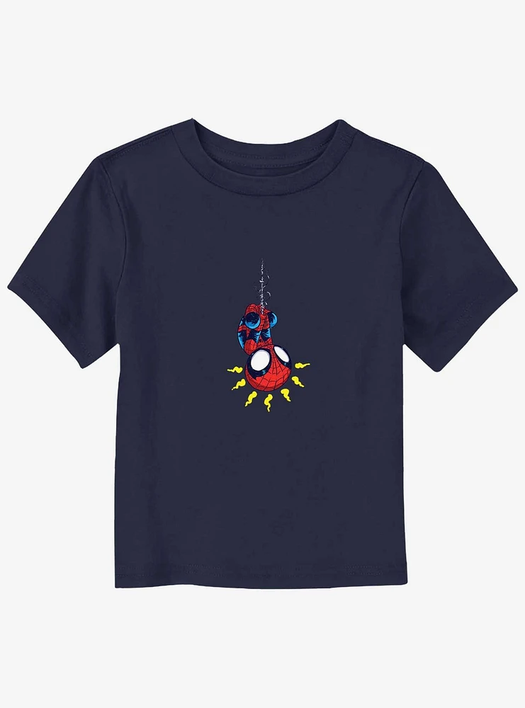 Marvel Spider-Man Chibi Web Crawler Toddler T-Shirt