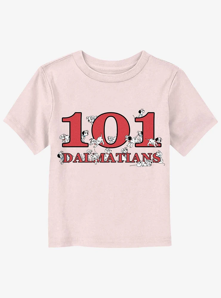 Disney 101 Dalmatians Logo Pups Toddler T-Shirt