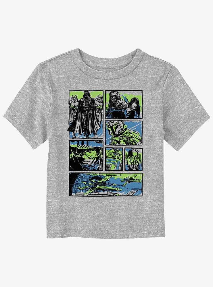 Star Wars Comic Strip Art Style Toddler T-Shirt