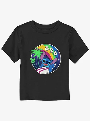 Disney Lilo And Stitch Retro Rainbow Toddler T-Shirt