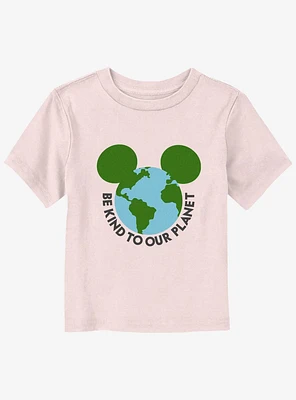 Disney Mickey Mouse Be Kind To Our Planet Toddler T-Shirt