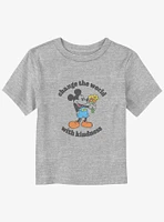 Disney Mickey Mouse Change The World With Kindness Toddler T-Shirt