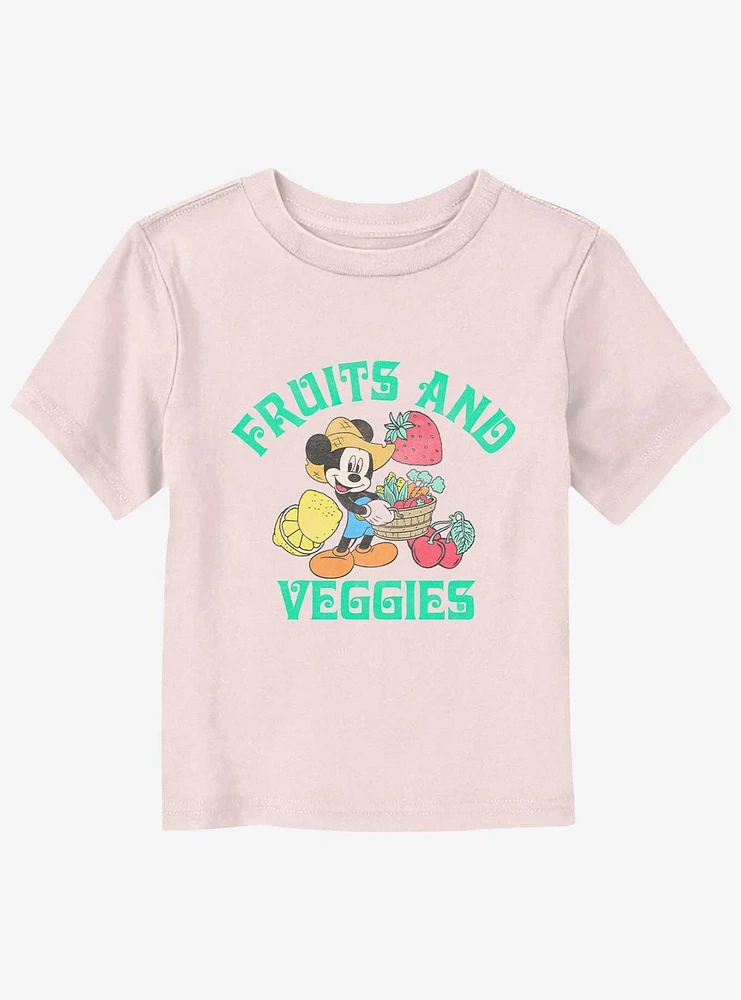 Disney Mickey Mouse Fruits And Veggies Toddler T-Shirt