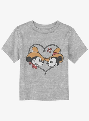 Disney Mickey Mouse & Minnie Western Sweethearts Toddler T-Shirt