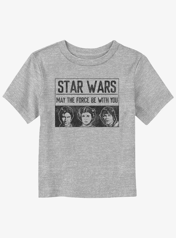 Star Wars May The Force Be With You Trio Toddler T-Shirt