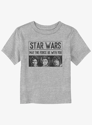 Star Wars May The Force Be With You Trio Toddler T-Shirt