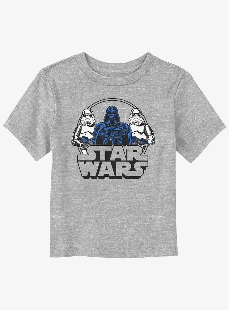 Star Wars Darth Vader & Stormtroopers Circular Icon Toddler T-Shirt