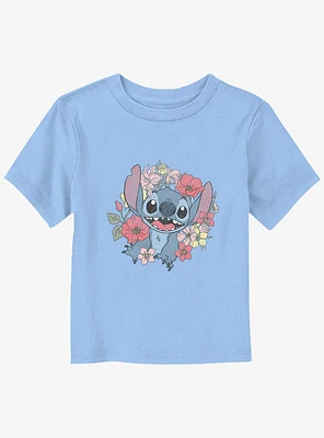 Disney Lilo & Stitch Floral Toddler T-Shirt
