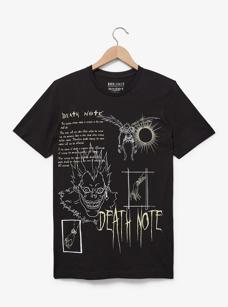 Death Note Ryuk Script T-Shirt - BoxLunch Exclusive