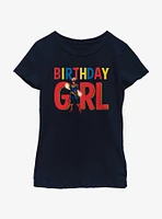 Marvel Avengers Birthday Girl Captain Youth Girls T-Shirt