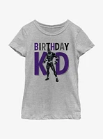 Marvel Avengers Birthday Kid Black Panther Youth Girls T-Shirt