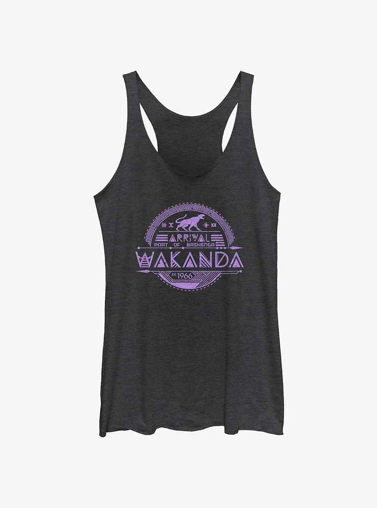 Marvel Avengers Port Of Bashenga Wakanda Womens Tank Top