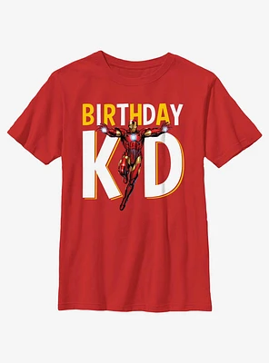 Marvel Avengers Birthday Kid Iron Man Youth T-Shirt