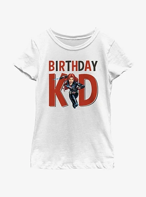 Marvel Avengers Birthday Kid Black Widow Youth Girls T-Shirt