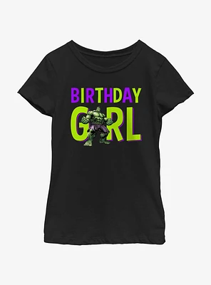 Marvel Avengers Birthday Girl Hulk Youth Girls T-Shirt