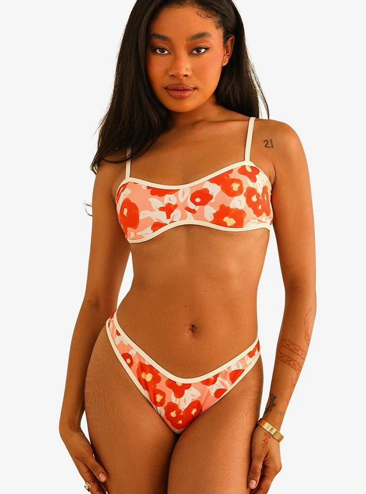 Dippin' Daisy's Blair Adjustable Straps Swim Top Bloom